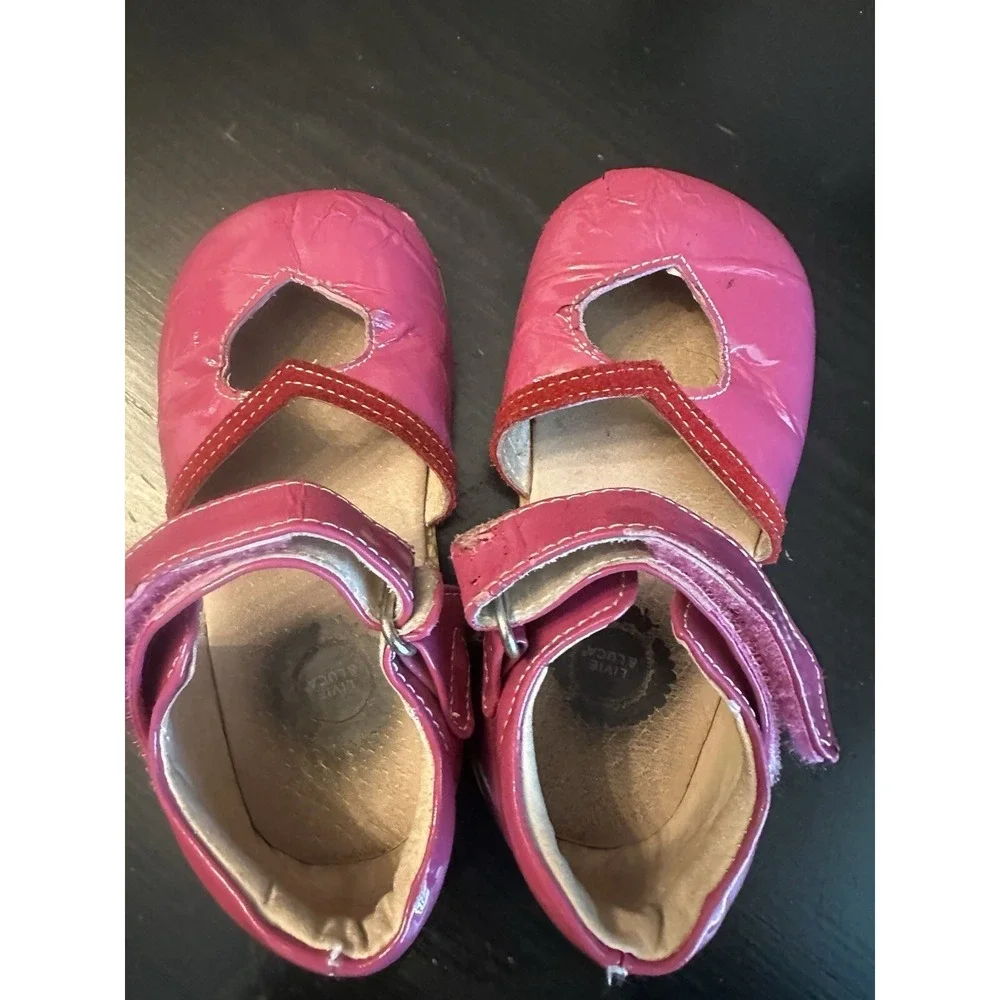 Livie and Luca Girls‎ Pink Heart Mary Jane Shoes *Size 9 Toddler